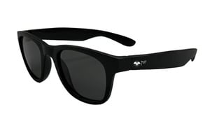 Image of TUFF Junior 100% UV protective sunglasses with black, almost indestructible frame. 