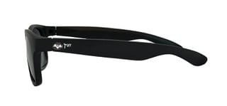 Image of TUFF Junior 100% UV protective sunglasses with black, almost indestructible frame. 