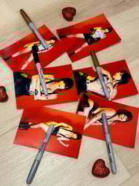Image 2 of Signed Tifa Lockhart 4x6 bundle (6 photos)