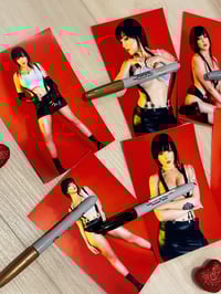Image 4 of Signed Tifa Lockhart 4x6 bundle (6 photos)