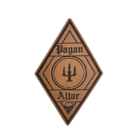 PAGAN ALTAR - CANDLE OFFICIAL LEATHER PATCH