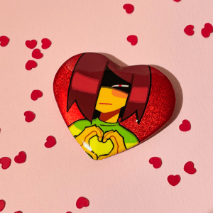 Image of Deltarune Heart Buttons