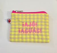 Image 4 of Monedero, neceser y/o funda de libro electrónico bordado ¡Ajó! ¡Aguás!