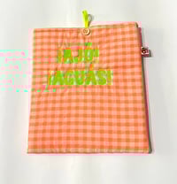 Image 6 of Monedero, neceser y/o funda de libro electrónico bordado ¡Ajó! ¡Aguás!