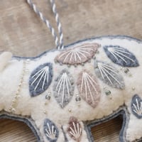 Image 3 of Winter Hippopotamus Decoration