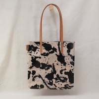 Image 1 of Paint Soft Tote black and tan