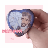 Image 1 of Heart Badge
