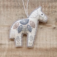 Image 1 of Winter Horse Decoration