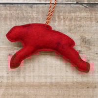 Image 5 of Turquoise Hare Decoration