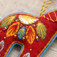 Image 3 of Red Horse Decoration