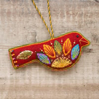 Image 1 of Red Bird Decoration