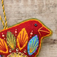 Image 2 of Red Bird Decoration