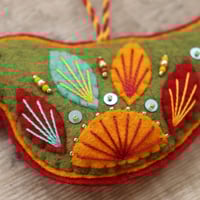 Image 3 of Green Bird Decoration