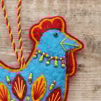 Image 2 of Blue Hen Decoration