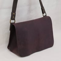 Image 2 of Travel Sling in vintage deep plum