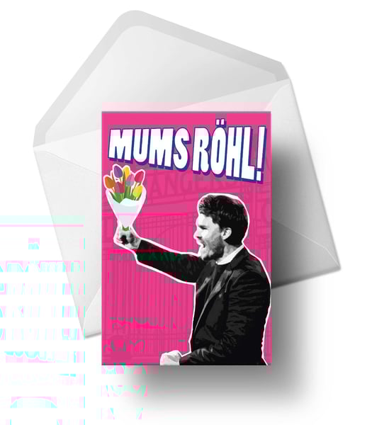 Image of Mother's Day Card for Rangers Fans - Mums Röhl!