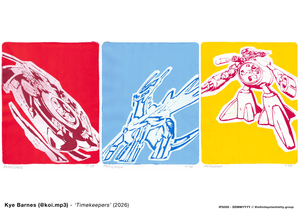 Image of A2 Poster - Kye Barnes 'Timekeepers' (2026) 