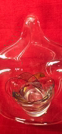Image 4 of Chandelier de Style PartyLite - Motif colorés