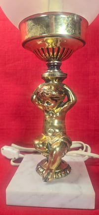 Image 2 of Lampe avec Base en Marbre (Italie)