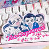 The Sopranos x Lucky Star Parody - Glittery Sticker 