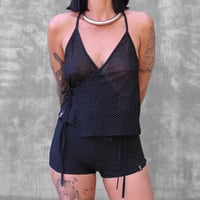 Image 3 of KYOHO SHIRT | SILVER DOTS TULLE VERSION