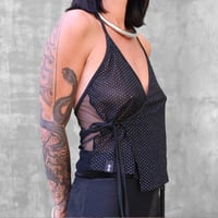 Image 4 of KYOHO SHIRT | SILVER DOTS TULLE VERSION