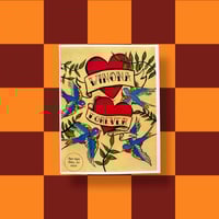 Image 3 of Textured Linen Print Winona Forever 8.5x11 Tattoo Wall Art