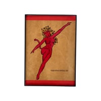 Image 4 of 5x7 Framed American Traditional Tattoo Valentine, Hand Painted and Customizable