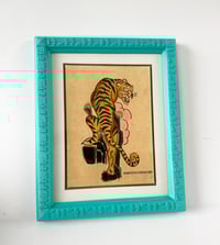 Image 5 of Hand Painted Get What You Get American Traditional Old School Tattoo Flash 5x7