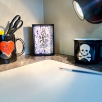 Image 5 of Framed Karen Tattoo Dagger Wall Art Desk Decor 4x6