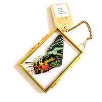 Image 1 of Sunset Moth Wings Golden Hanging Decoration