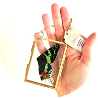 Image 3 of Sunset Moth Wings Golden Hanging Decoration