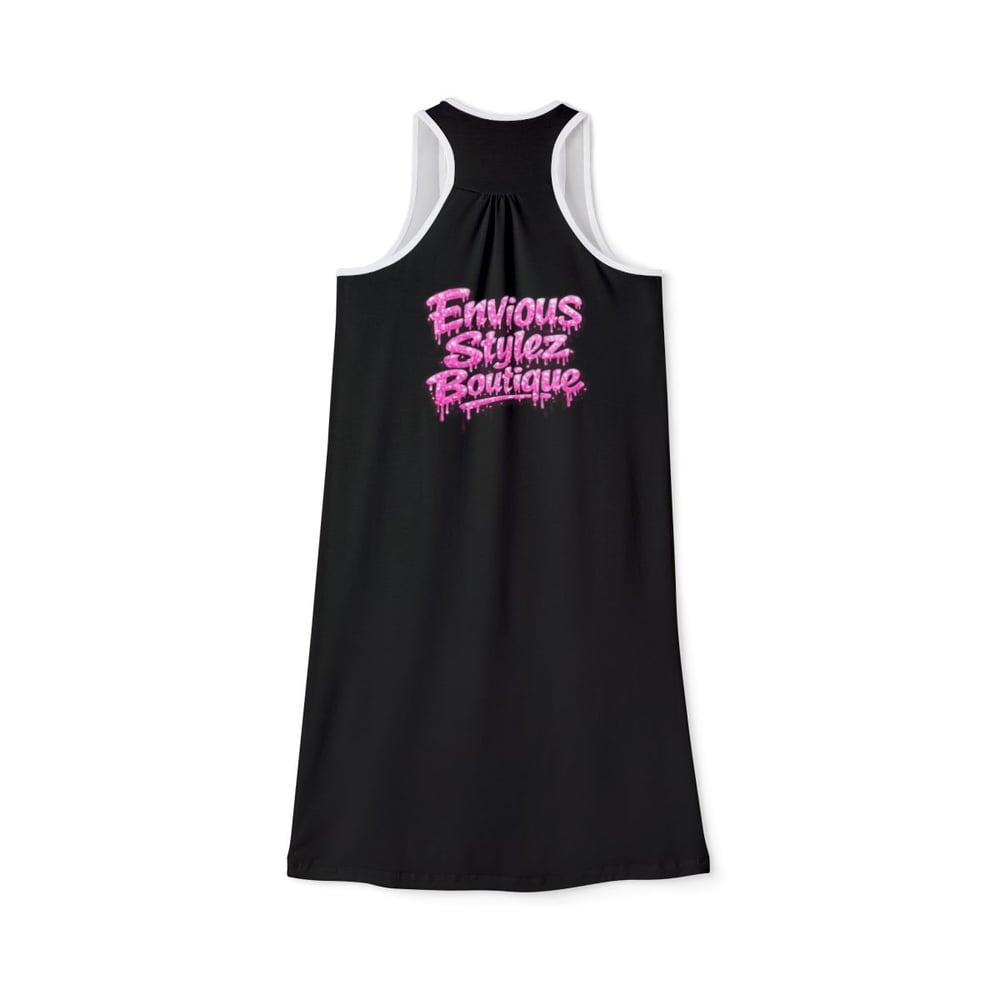 Image of They Mad Racerback Dress — Bold Pink Graffiti Graphic
