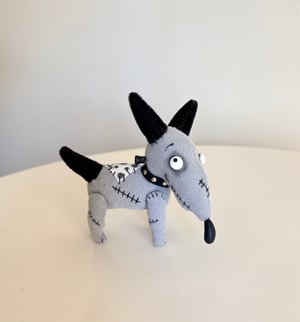 Image of Spark the Grey Zombie Dog