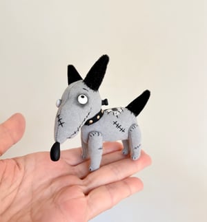 Image of Spark the Grey Zombie Dog