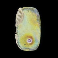 Image 2 of XXXL. Mom & Baby African Elephant - Flamework Glass Sculpture Bead