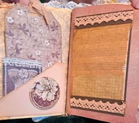 Image 3 of Lace And Pearls Corset Junk Journal