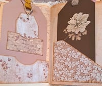 Image 4 of Lace And Pearls Corset Junk Journal