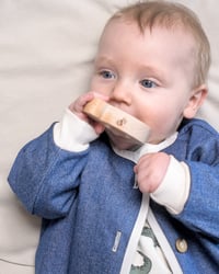 Image 4 of VESTE CHIARA coloris bleu | Certifié Oeko-Tex