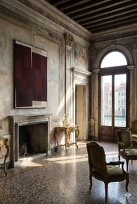 Image 5 of silk composition red