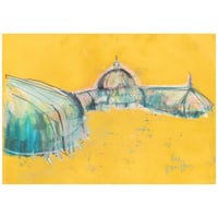Image 1 of Kibble Palace, Botanic Gardens, Glasgow  - Soft Pastels and Charcoal on Paper 