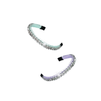 CANDY PURPLE & MINT DIAMOND HEADBANDS