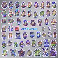 Image 5 of RPG Maker 2000 Sticker/Magnet Sets (58 Pieces)