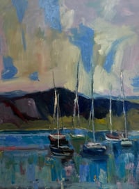 Image 2 of Quiet Anchor, Half Moon Bay, California, by Robert Z. Chew