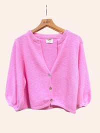 Soft Pink Knit Cardigan — by Nais