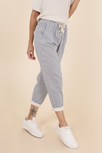 Image 1 of Soft Marine Cotton Pants — by Nais