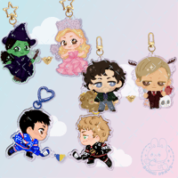 Image 1 of Magnetic Sweetheart Keychains