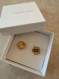 Image 3 of Pendant FlowerEarrings Stainless Steel