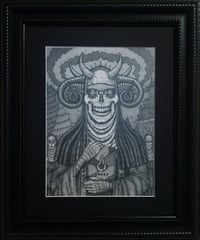 Image 2 of The Abbess - Framed Original Graphite