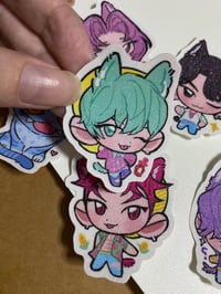 Image 1 of KPOP DEMON HUNTERS Saja Boys stickers